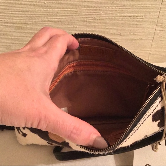 NWT Hobo Darcy Cow Print Crossbody Bag - Picture 9 of 12